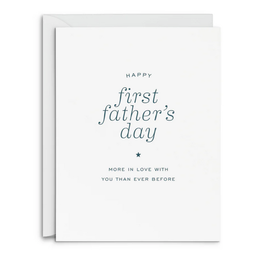 First Father's Day Greeting Card