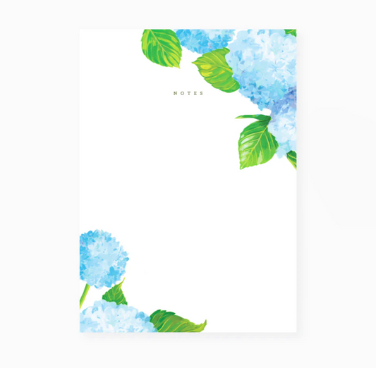Hydrangeas Chubby Note Pad