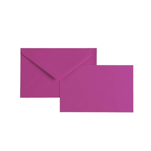 Fuchsia OCM Flat Note Card Set