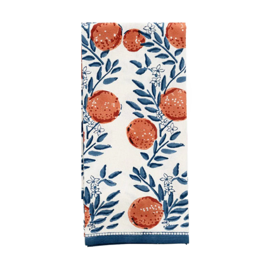 Orange Grove Tea Towel