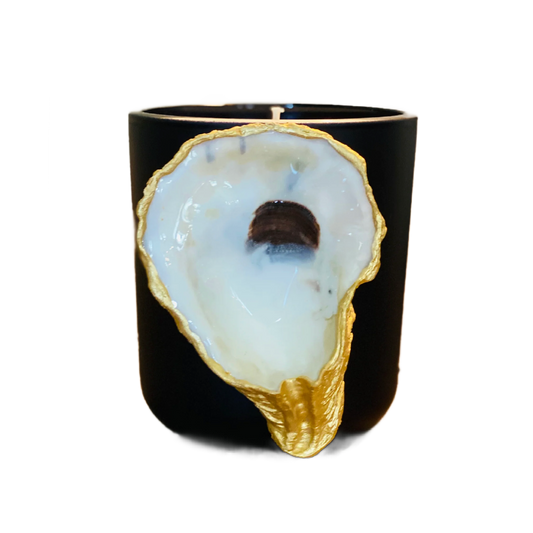 Oyster Black Vessel Candle