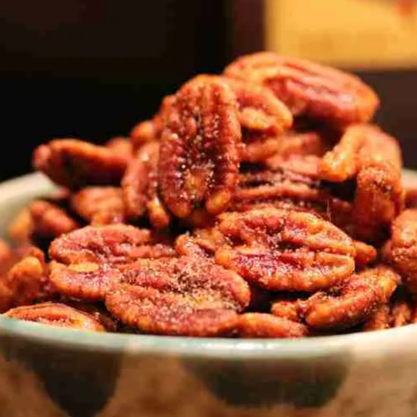 Sweet and Spicy Glazed Pecans One Pound Gift Tin