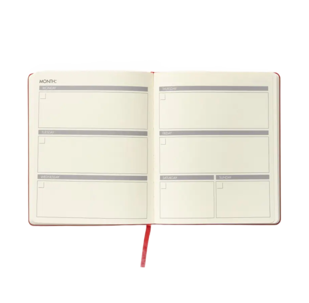 Large Orange Planner