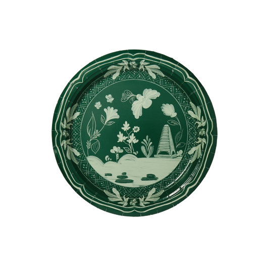 Forest & Sage Pavilion Dessert Paper Plates