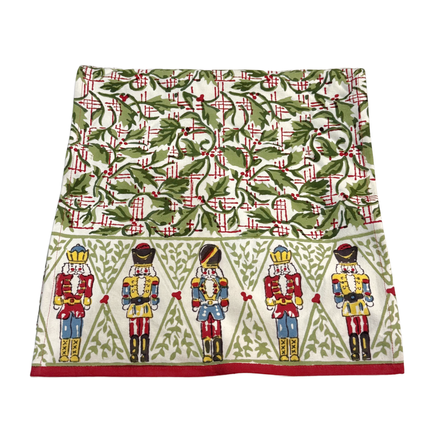 Holly Berry Nutcracker Table Runner