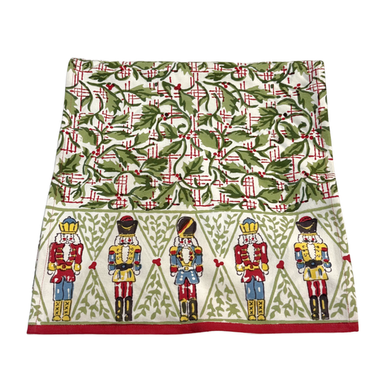Holly Berry Nutcracker Table Runner