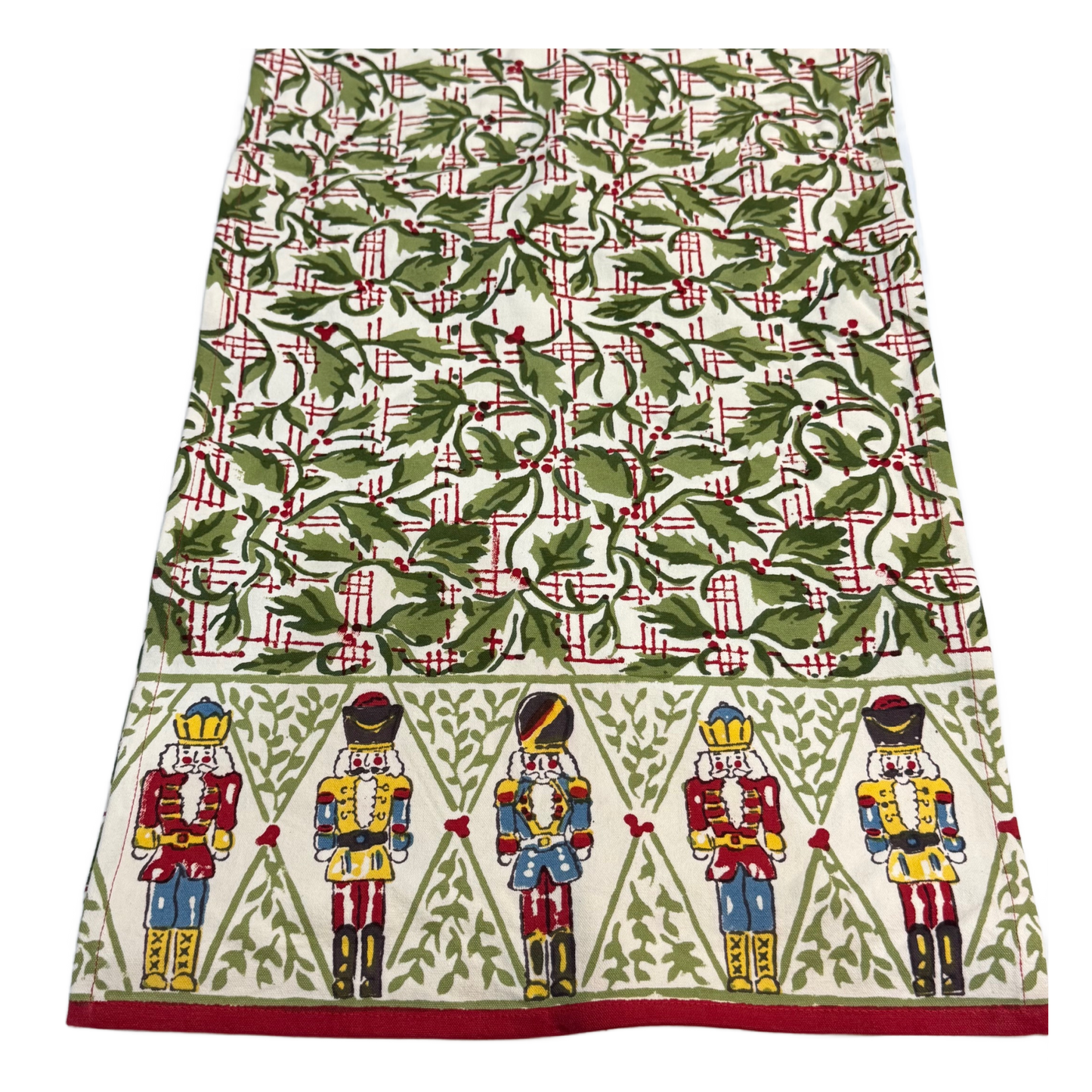 Holly Berry Nutcracker Table Runner