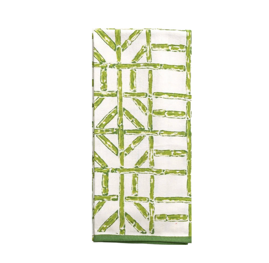 Green Bamboo Tea Towel