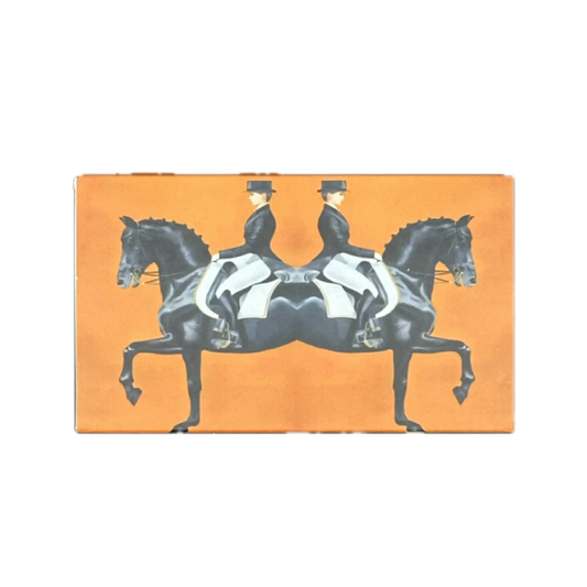 Orange Vintage Rider Matchbox