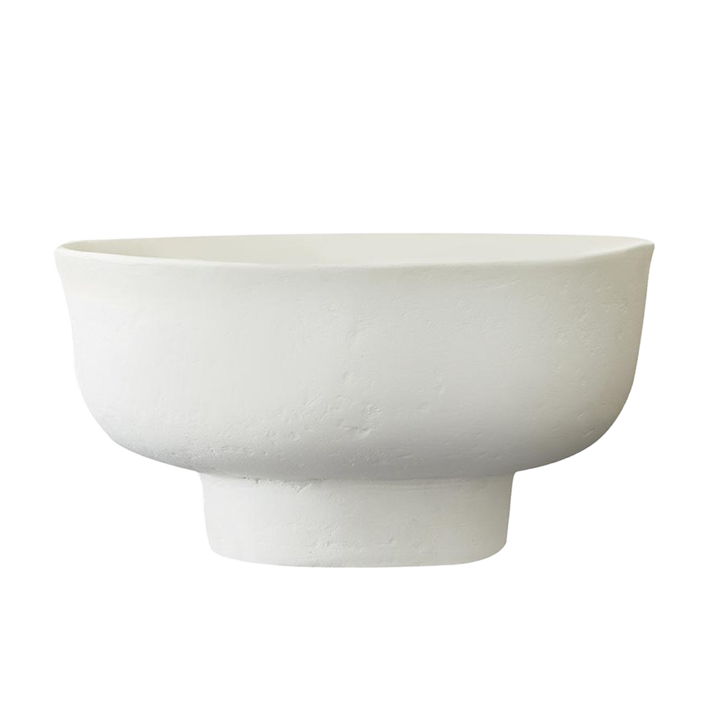 Paper Mache White Bowl