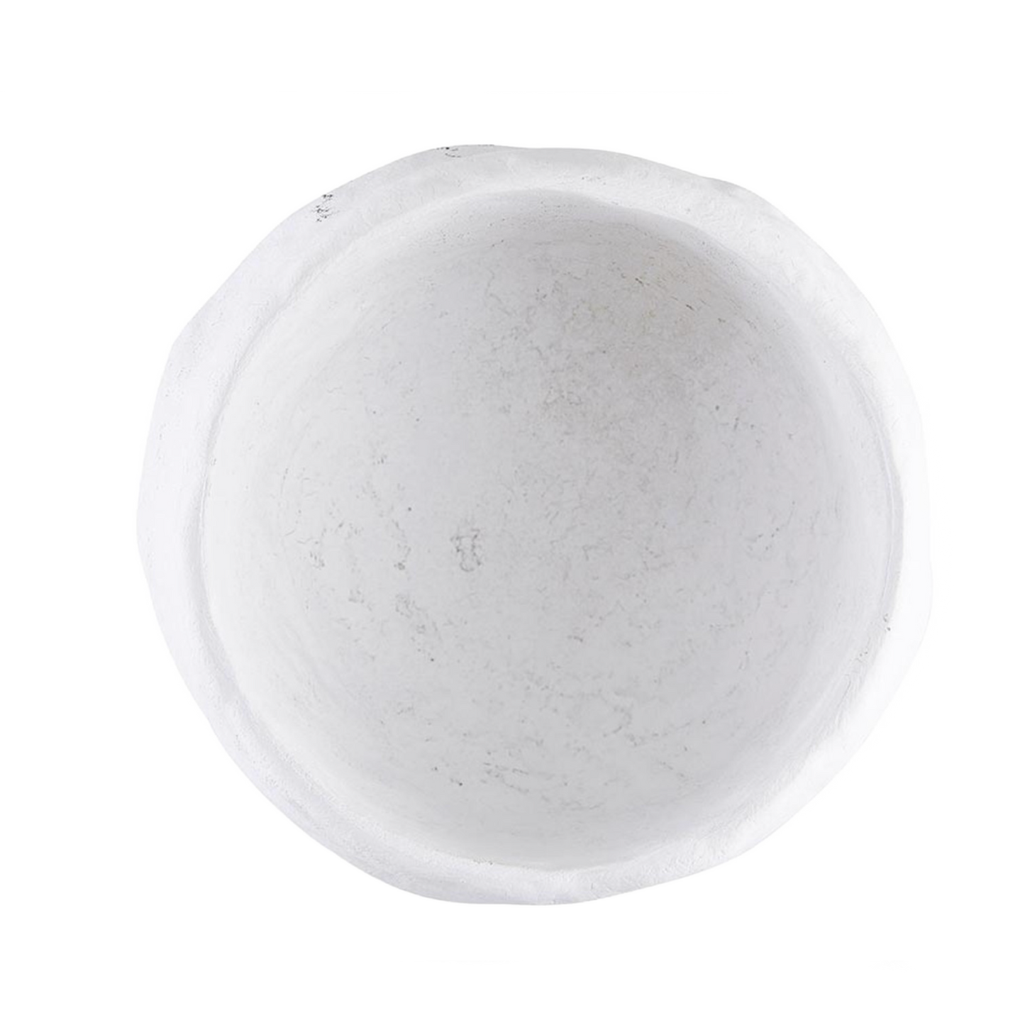 Paper Mache White Bowl
