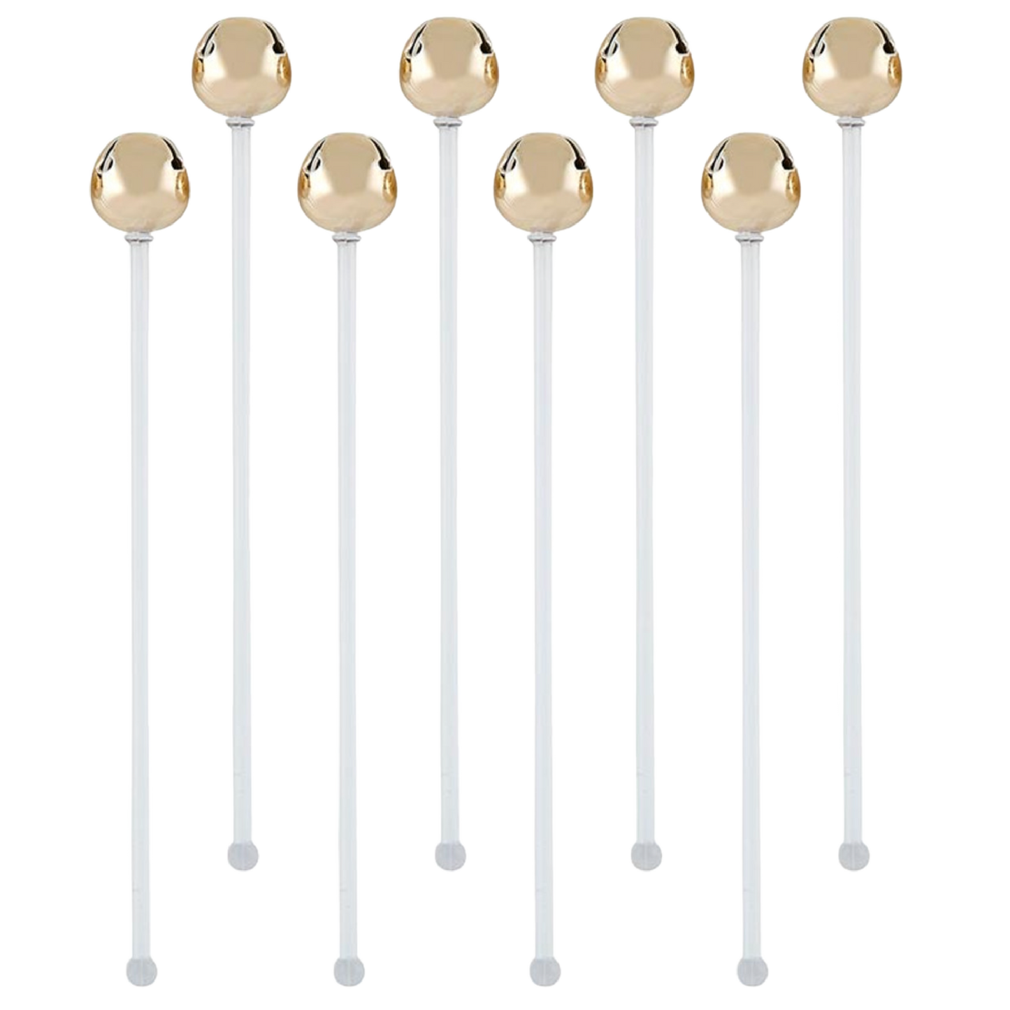 Holiday Bell Stir Sticks