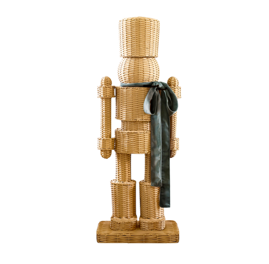 Wicker Nutcracker - French Blue