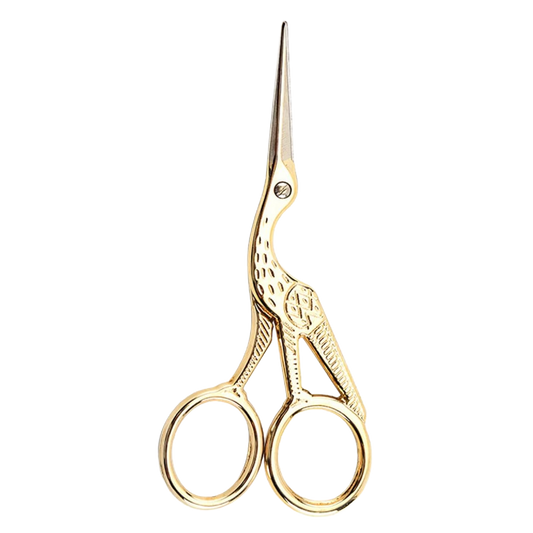 Gold Plated Craft Crane Scissors