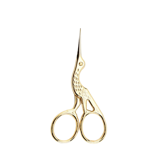 Gold Plated Craft Crane Scissors