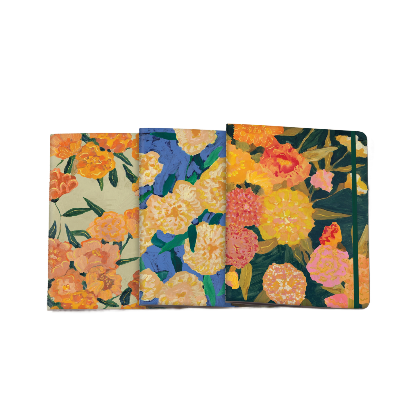 Marigolds Sewn Trio Notebook Set