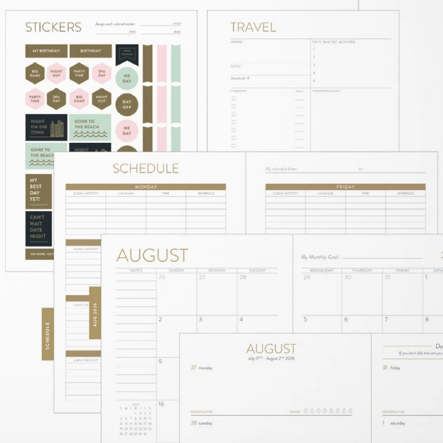 Beautiful Beauties Planner 2026-2027