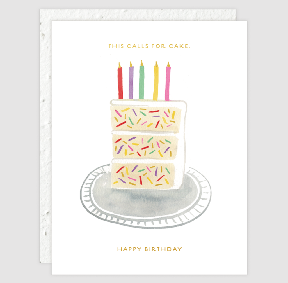 Birthday Slice Birthday Greeting Card