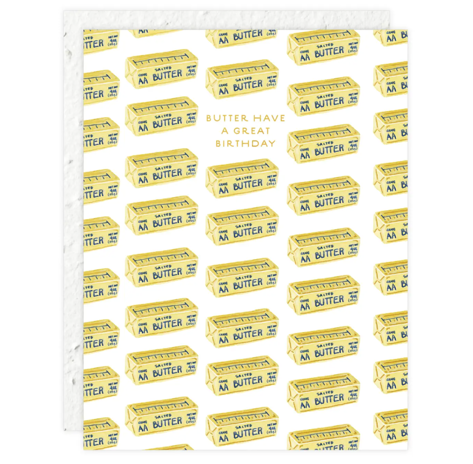 Butter Birthday Greeting Card