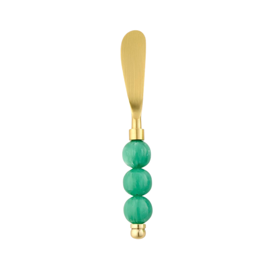 Green Resin Stainless Steel Spreader
