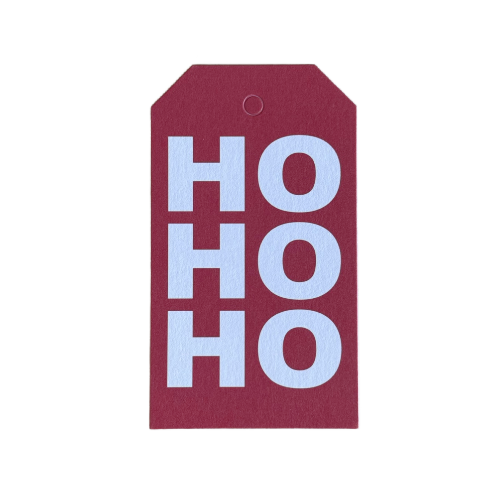 Ho Ho Ho Gift Tag