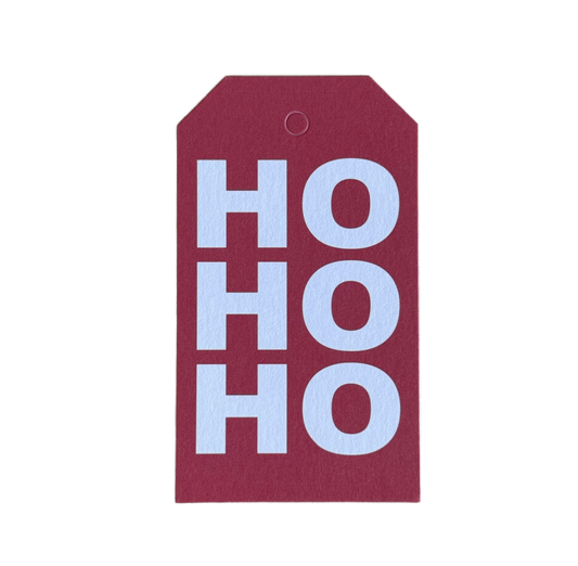 Ho Ho Ho Gift Tag