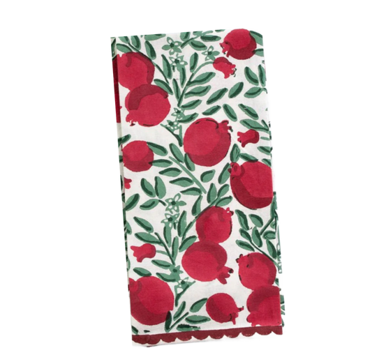 Pomegranate Vine Tea Towel