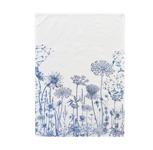Summer Blues Tea Towel