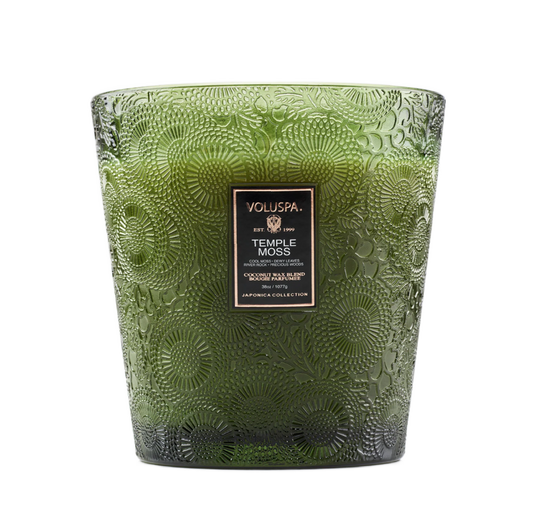 Temple Moss 3 Wick Voluspa Candle