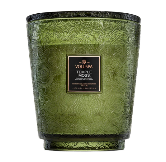 Temple Moss 5 Wick Voluspa Candle