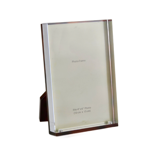 Lucite Tortoise Shell Frame - 4×6