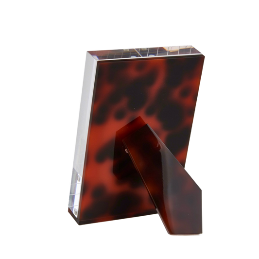 Lucite Tortoise Shell Frame - 4×6