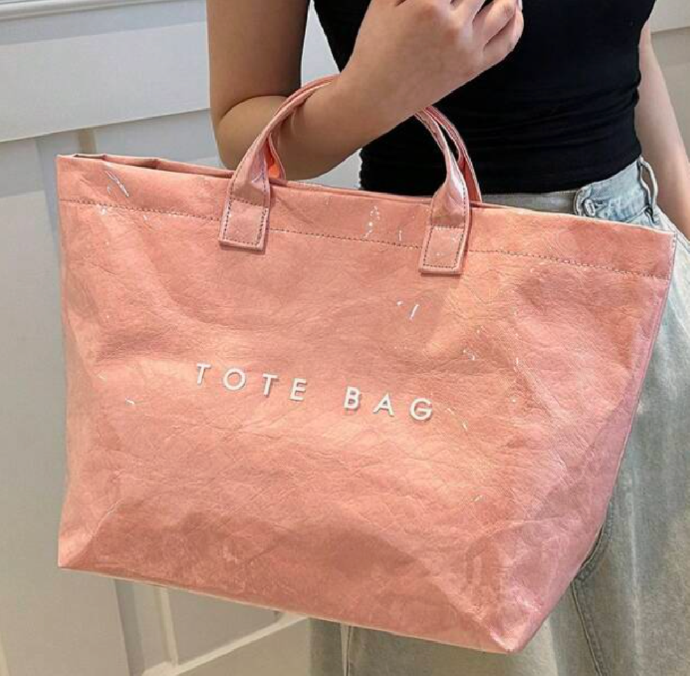 Vinyl Covered Tote Bag