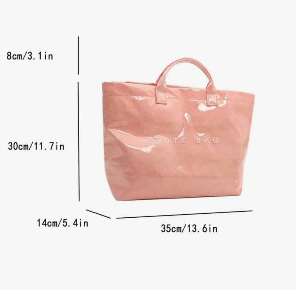Vinyl Covered Tote Bag