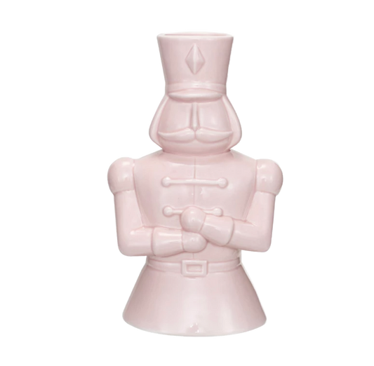 Toy Solider Pink Ceramic Vase