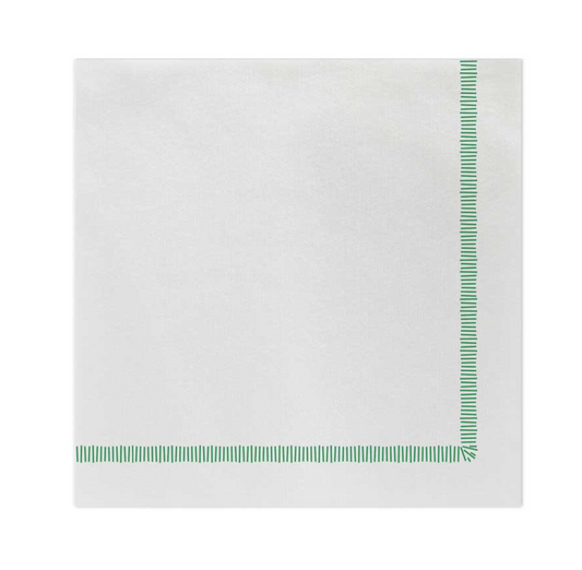 Fringe Green Dinner Towels - Papersoft Napkins