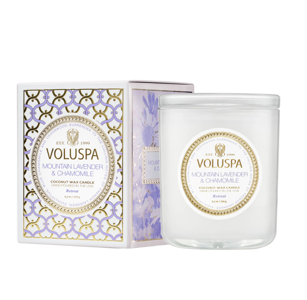 Mountain Lavender and Chamomile Voluspa 9.5oz Classic