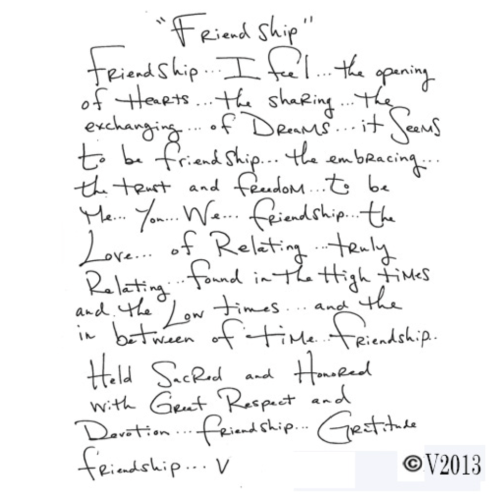 Friendship Poem Tea Bowl